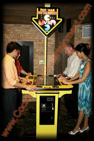 arcade game pacman party rental